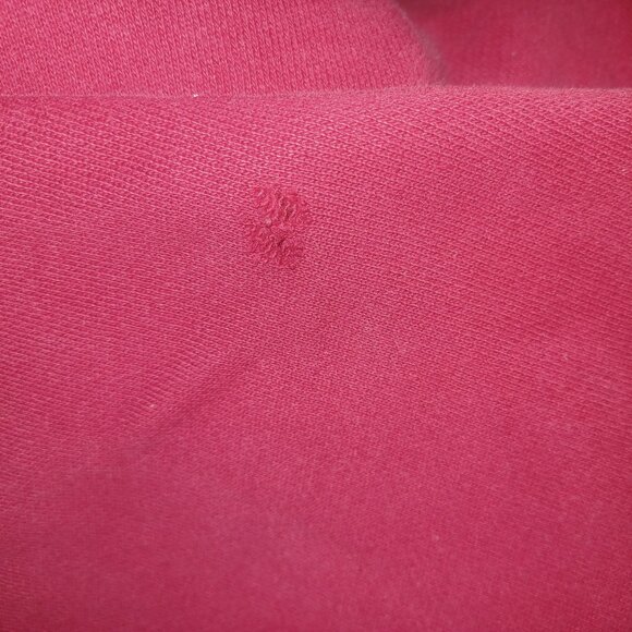 Polo Jeans Co. Men's Heavy Hooded Sweatshirt Medium Red Black White - Picture 5 of 8